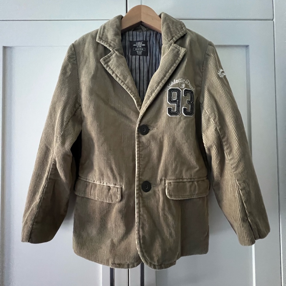 H&M boy’s corduroy lined blazer